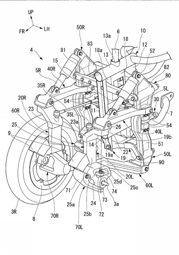 Honda tilting trike