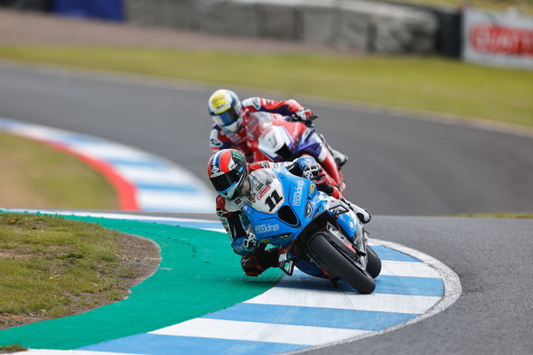 Rory Skinner, Tommy Bridewell, 2024 Knockhill BSB. - Ian Hopgood