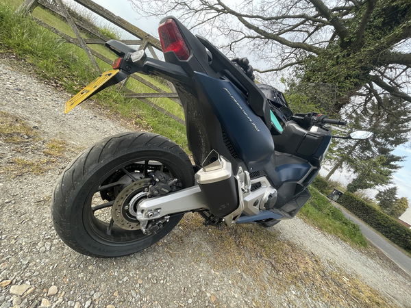 Honda Forza 750 exhaust rear