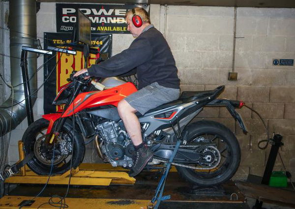 KTM 790 Duke dyno