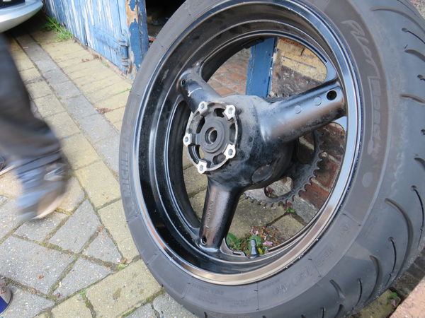 Sv650s rear wheel