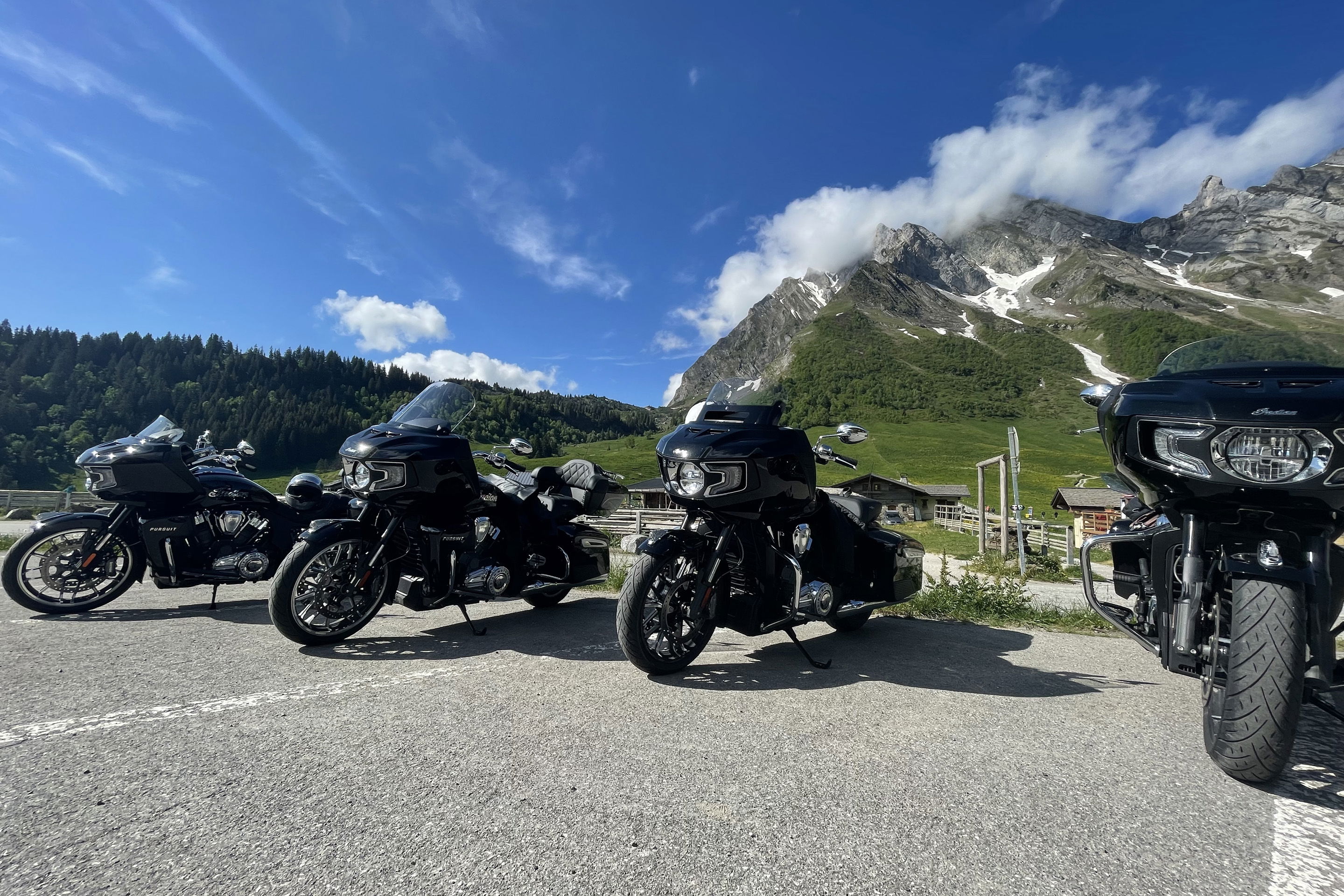Indian Pursuit and Challenger in the Alps
