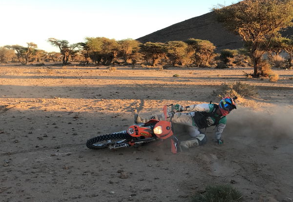 Morocco KTM crash