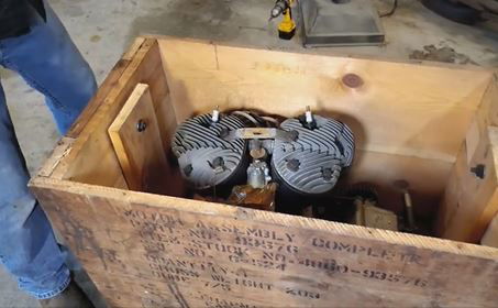 Indian Crate engine unboxed 