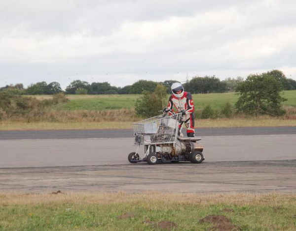 Speed records beaten for fastest shopping trolley, bog and shed