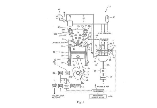 Kawasaki working on supercharged two-stroke with crossplane crank