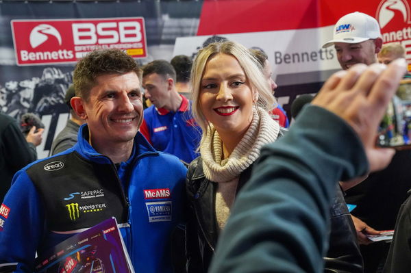 Jason O'Halloran meeting the fans at Motorcycle Live 2022