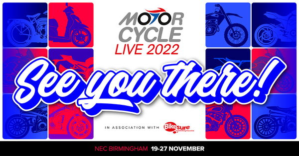 Motorcycle Live 2022 "See You There" poster. - Motorcycle Live