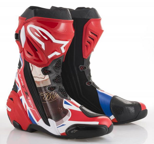 John McGuinness Alpinestars boots