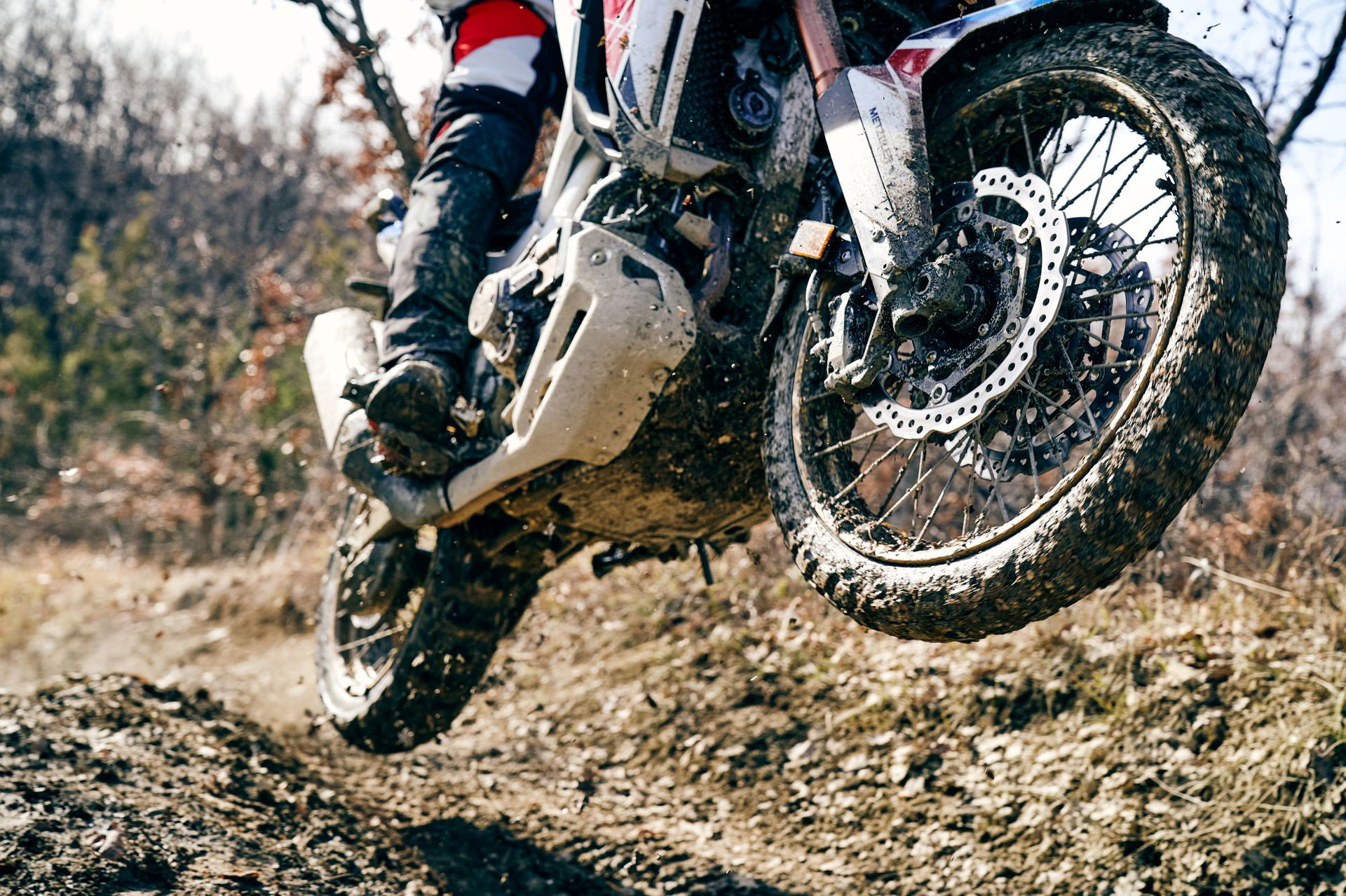 Tubed tyres are useful in off-road situations
