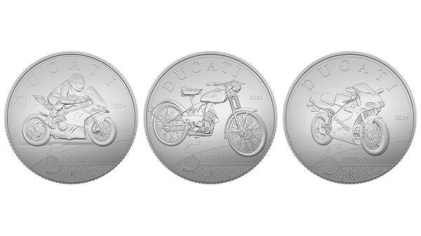 Ducati Honoured With a Commemorative Five Euro Coin