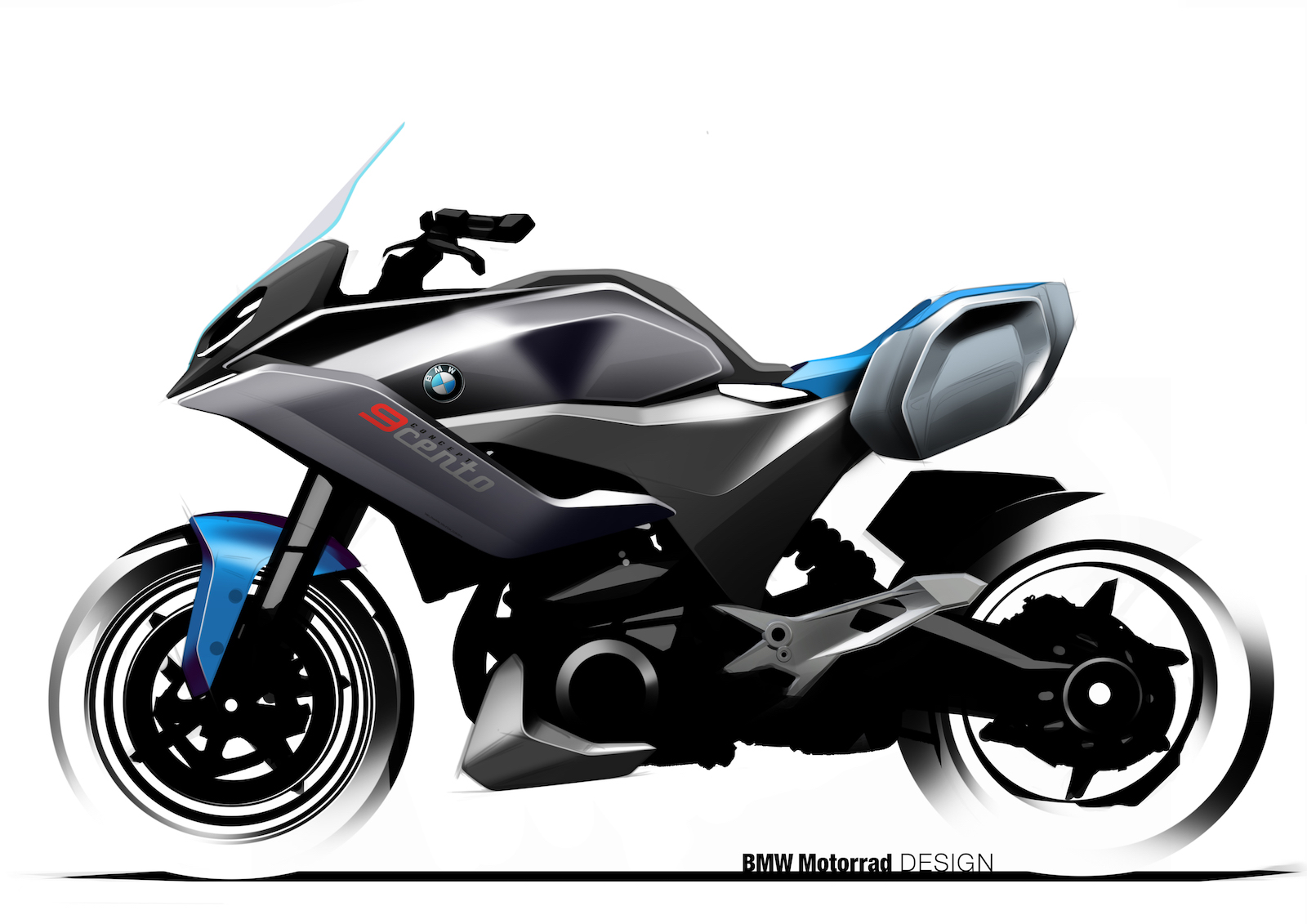 BMW 9Cento concept bike