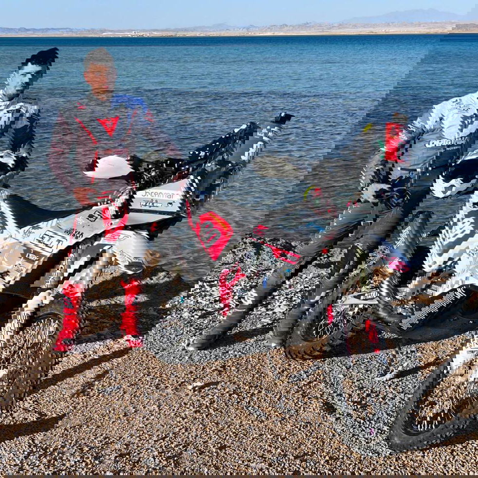 James Hillier and GasGas 450 Rally.