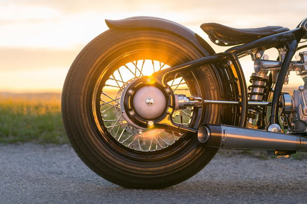 Supercharged BMW R5 rear wheel