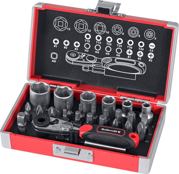 Rothewald mini-ratchet set. - Louis Moto.