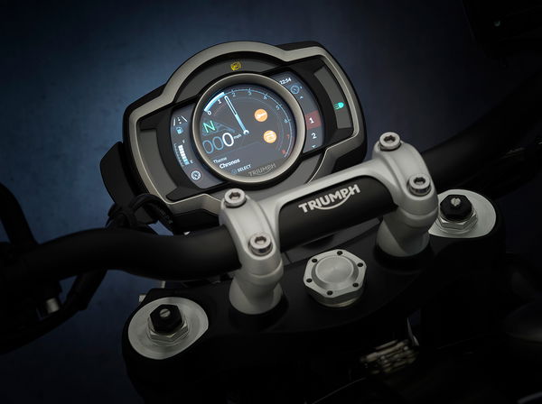 Triumph Scrambler 1200 tft dash