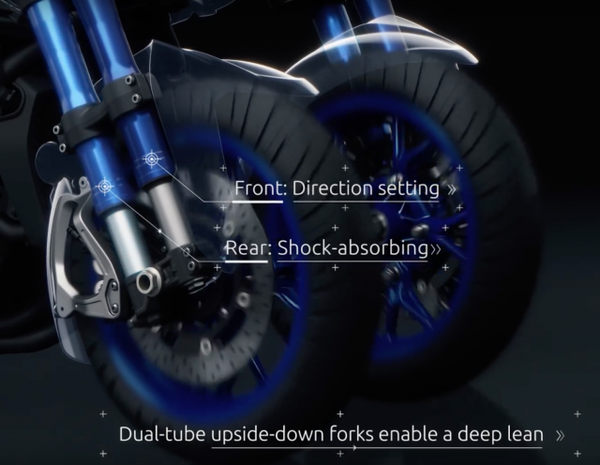 Video: Underneath Yamaha's Niken tech updates