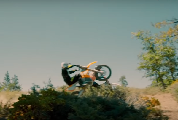 Matt LeBlanc wheelie Alta Redshift