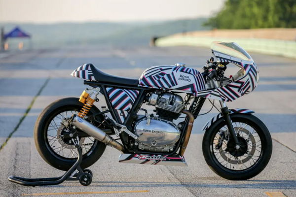 Alyssa Bridges Royal Enfield Continental GT 650 custom