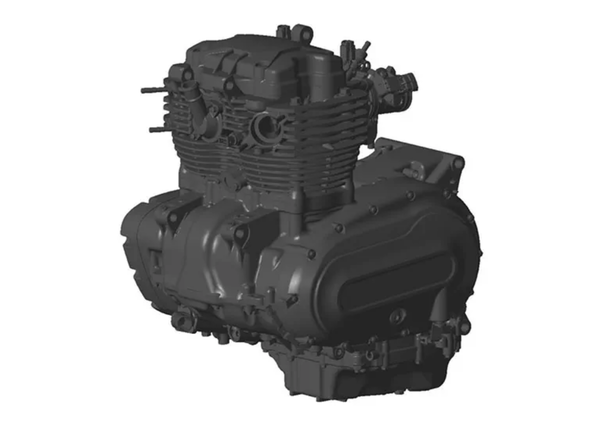 Brixton 1200cc Engine Render