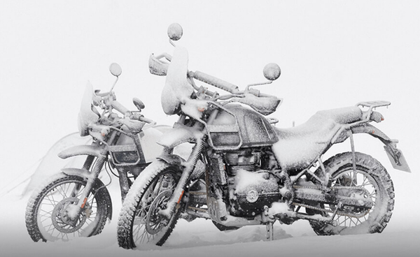 Royal Enfield Himalayans Antarctica