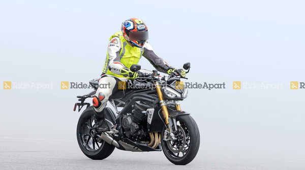 Speed Triple 1160 spied