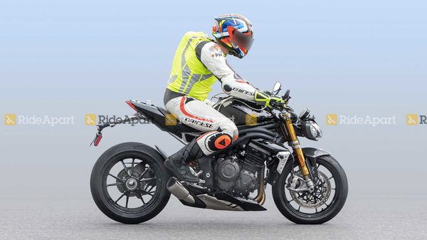 Speed Triple 1160 spied