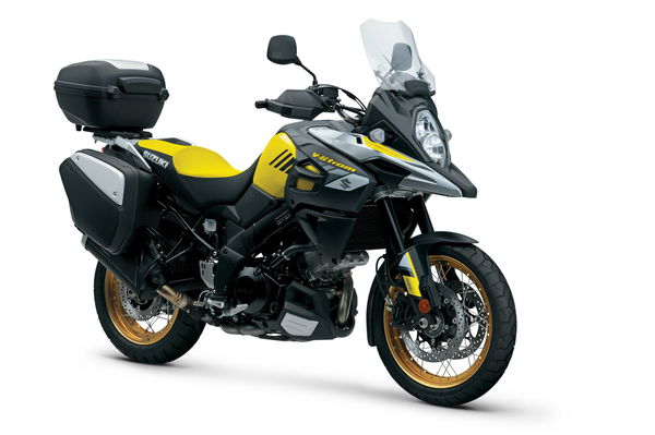 Suzuki gives V-Strom range three-piece luggage sets for an extra £1000