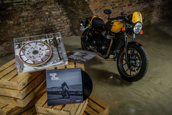 Now you can get a Triumph café racer record player