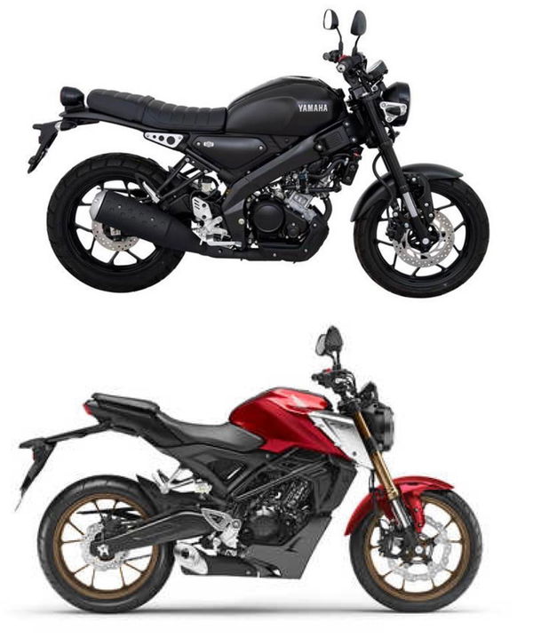 Yamaha XSR155 vs Honda CB125R