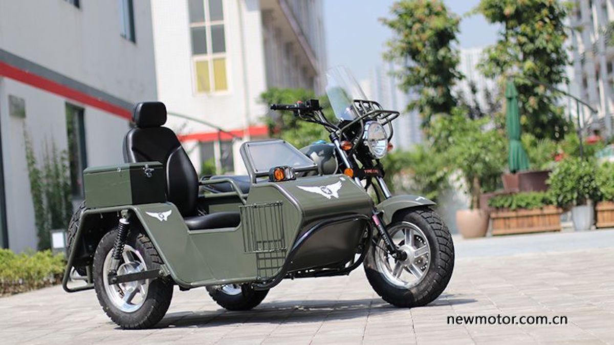 Finally, a shaft-drive, sidecar-equipped minibike