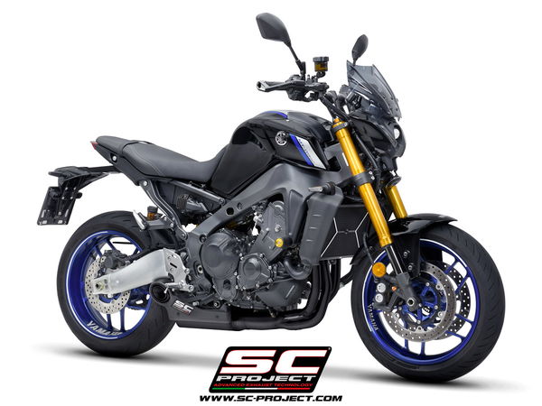 Yamaha MT-09 with SC-Project STR-1 silcencer in matte black