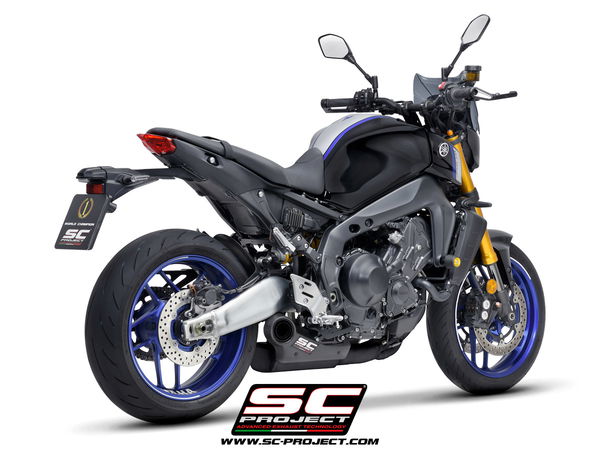 Yamaha MT-09 with SC-Project STR-1 silcencer in matte black