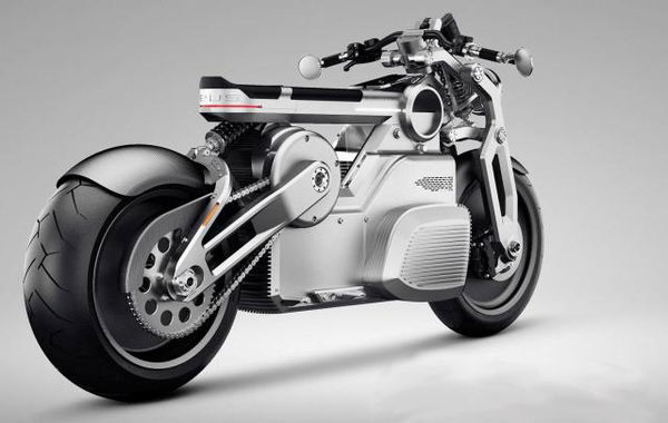 Curtiss Zeus electric bike uses twin powerplants