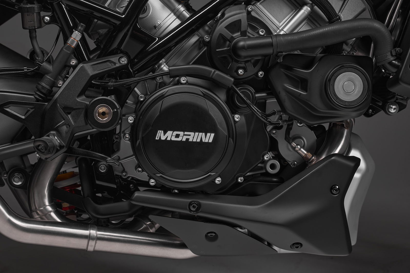 A motorcycle engine