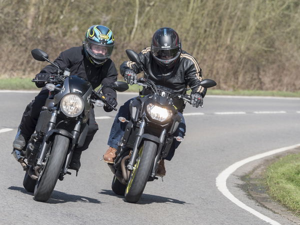 New bike test: Yamaha MT-07 v Suzuki SV650X