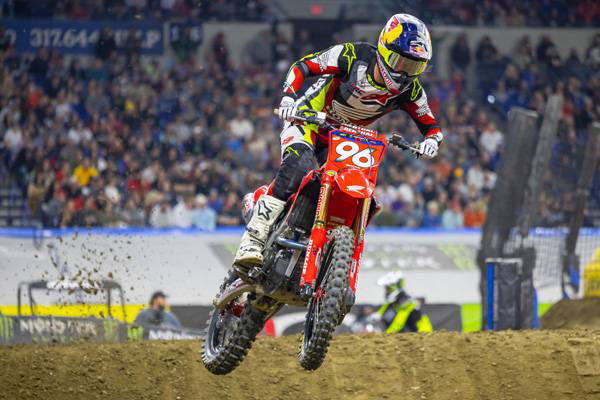 Hunter Lawrence, 2023 Indianapolis Supercross. - Honda Racing Corporation