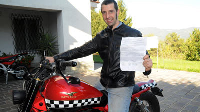 Moto Guzzi rider issued with 383mph speeding ticket