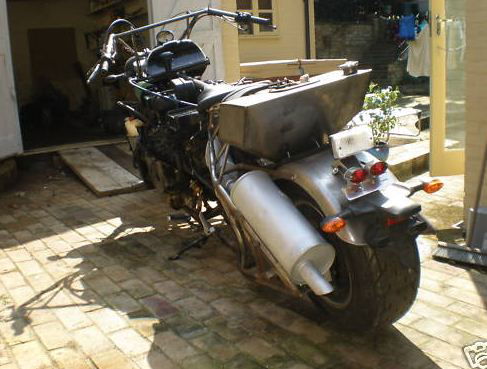 Home-built turbocharged Subaru engine motorcycle on eBay