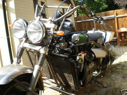 Home-built turbocharged Subaru engine motorcycle on eBay