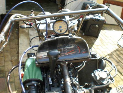 Home-built turbocharged Subaru engine motorcycle on eBay