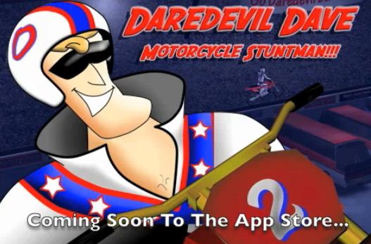 New iPhone App: Daredevil Dave: Motorcycle Stuntman!