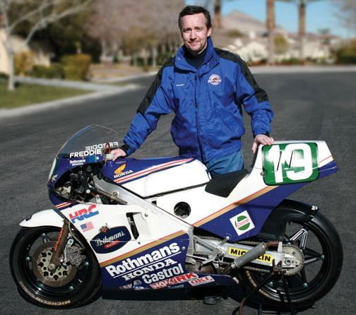 Pic special: Freddie Spencer's World Championship bikes go up for sale