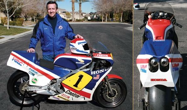 Pic special: Freddie Spencer's World Championship bikes go up for sale