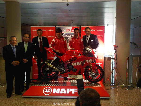 Mapfre Aspar Moto2 bike unveiled