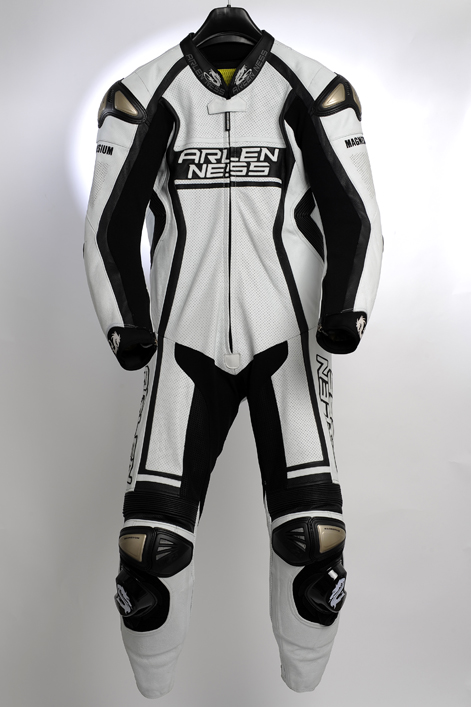 B15 Arlen Ness ARLEN NESS One Piece Race Leather Motorcycle Suit UK 38" to 40" Chest 