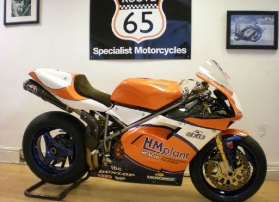 Desirable ex-race bikes on eBay