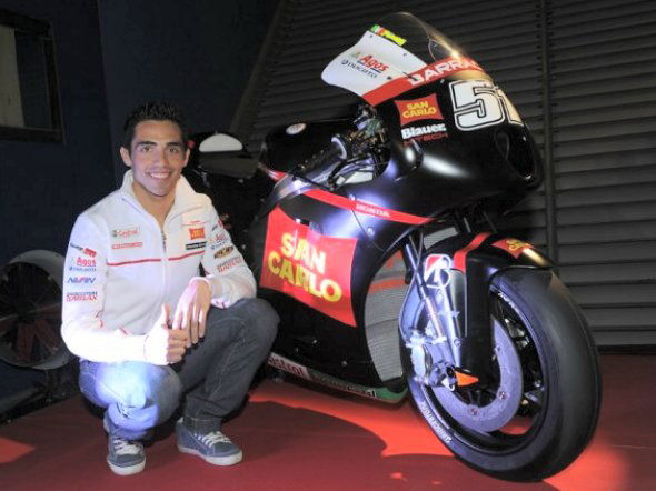 Gresini Honda goes black in respect