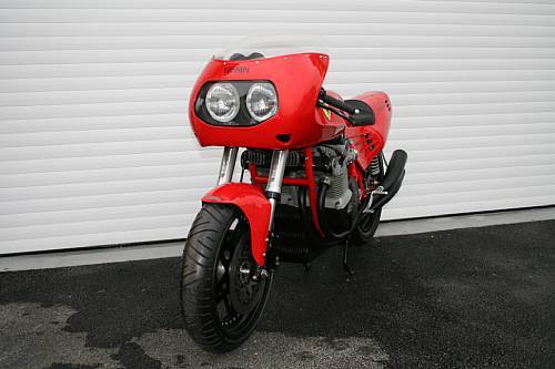 'Ferrari' motorcycle sold. At last.