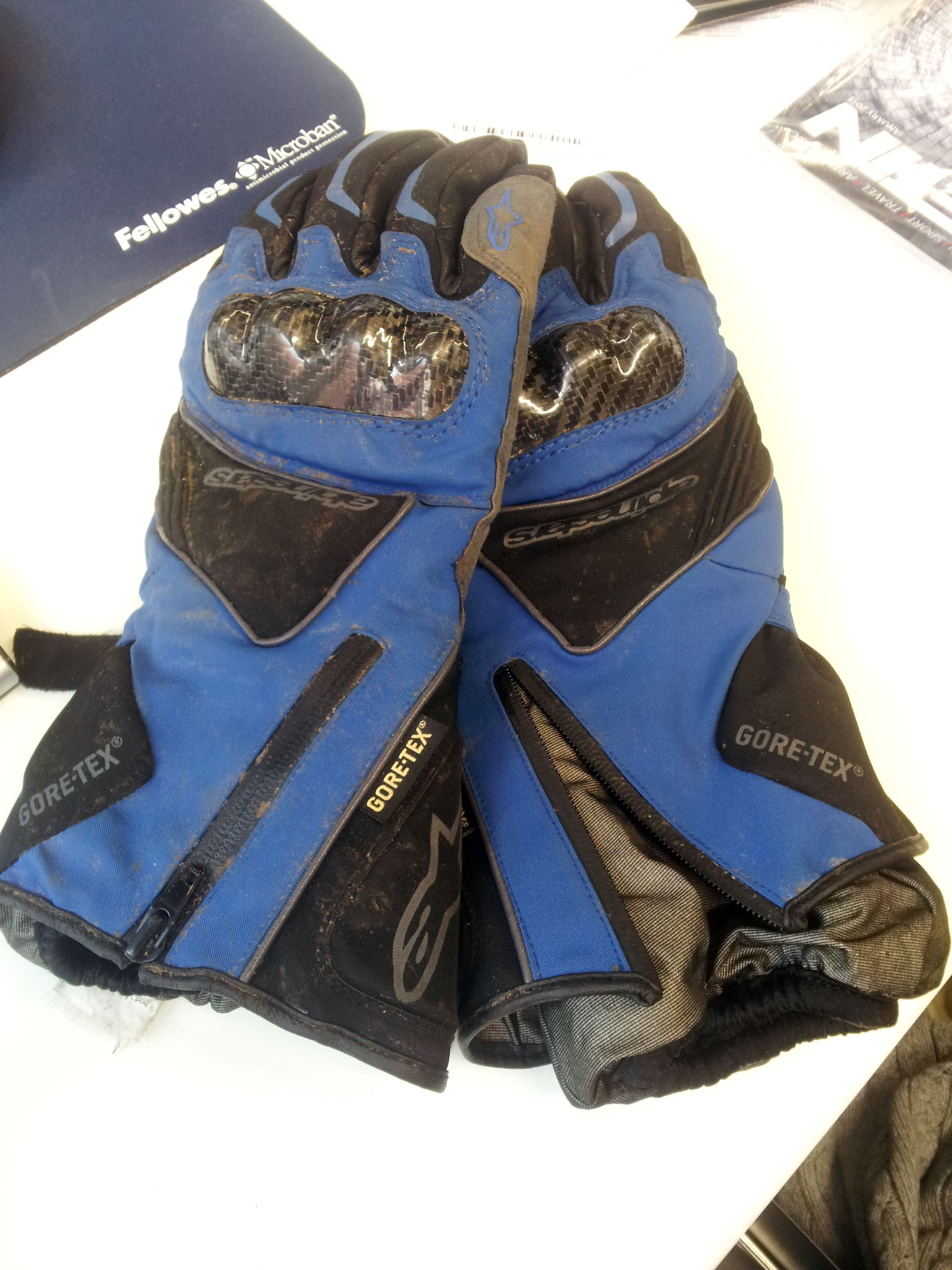 Used: Alpinestars Jet Road GTX gloves